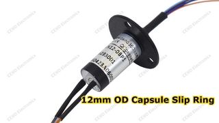 Anel deslizante de cápsula em miniatura CENO para dispositivos rotativos compactos