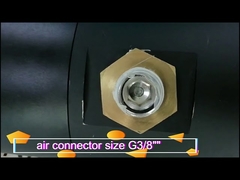 Junta rotativa integrada ao ar para mesa rotativa