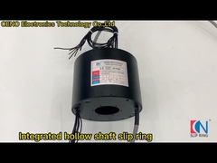 Hollow shaft slip ring with ethernet signal from CENO Electronics