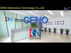 aplicações de 1000M Gigabit Ethernet Slip Ring With Flange For Industry