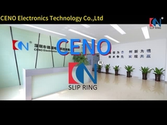 Aplicação da indústria de Ring Integrated Slip Ring For do deslizamento de Gigabit Ethernet de 2 canais