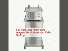 6 ST Fibra óptica articulação rotativa integrar energia elétrica e FORJs Slip Ring