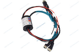 Anel deslizante de sinal Ethernet através do furo