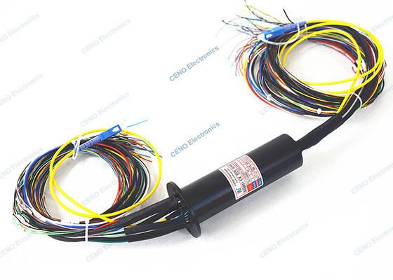 Junção giratória ótica integrada da fibra de Ring Combined Power Signal With do deslizamento da liga de alumínio
