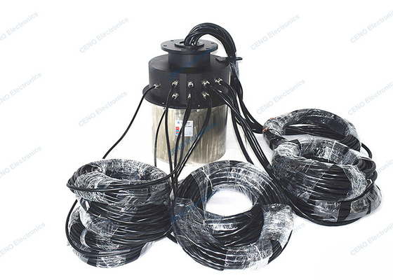 A instalação da flange do contato do metal precioso de anel deslizante IP65 de escova de carbono de Electric Power