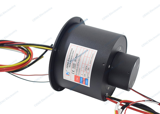 0 - aplicação industrial de Ring With Electrical Collector For do deslizamento 12000rpm de alta velocidade