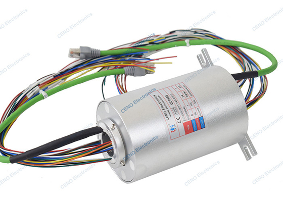 0 - o deslizamento Ring Compabitle With 6 do sinal dos ethernet da C.A. 380V/C.C. circuita o coletor elétrico