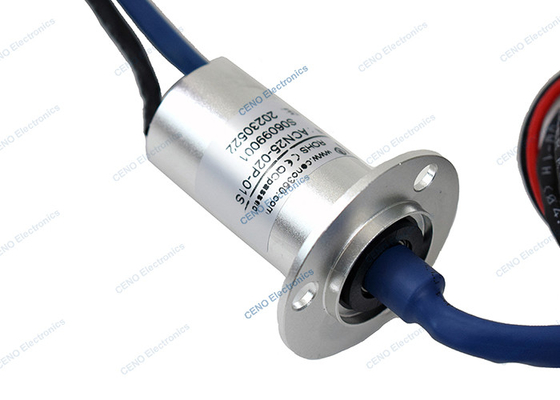 Junção giratória elétrica combinada sinal de Mini Capsule Slip Ring With CANBUS do robô