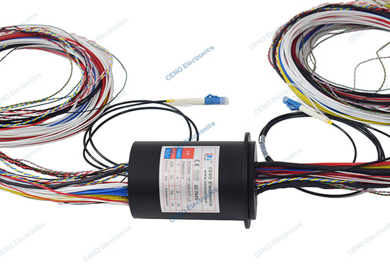 Anel deslizante de junta rotativa de fibra óptica elétrica 1550 nm com baixa temperatura