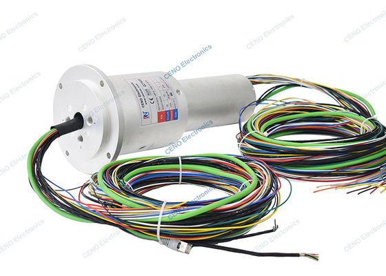 Deslizamento integrado Ring Combine Pneumatic Rotary Union do sinal dos ethernet do servo motor