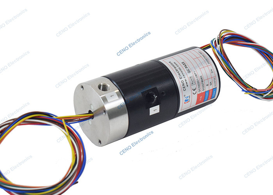 Anel de deslizamento integrado de 30 rpm com articulação pneumática e de potência rotativa e coletor elétrico
