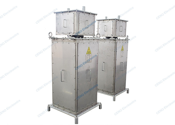 Large Power Carbon Brush High Current Slip Ring IP54 com colector de energia elétrica