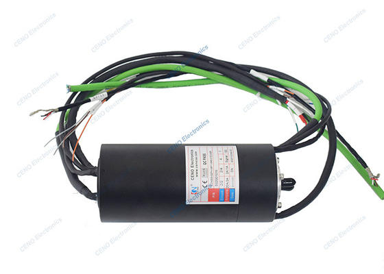 Anel de deslizamento de articulação rotativa de baixa temperatura integrada com sinal Ethernet 1000M