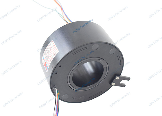 8 circuitos 1A sinal através de buraco anel de deslizamento com ID50mm & 500RPM para a indústria