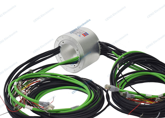 Anéis de deslizamento de sinal Ethernet de baixa temperatura com diâmetro interno de 65 mm