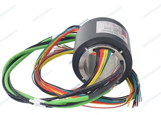 Anéis de deslizamento de baixa temperatura através de buracos com sinal Ethernet de 1000M para a indústria