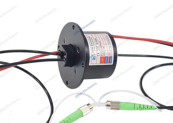 Integrar Fibra Óptica Rotativa Joint Slip Ring Com SM & FC APC Conector