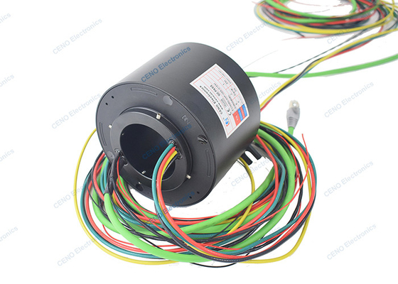 Anel de deslizamento de sinal Ethernet com Profi-net RS232 e através do sistema Bore For Power