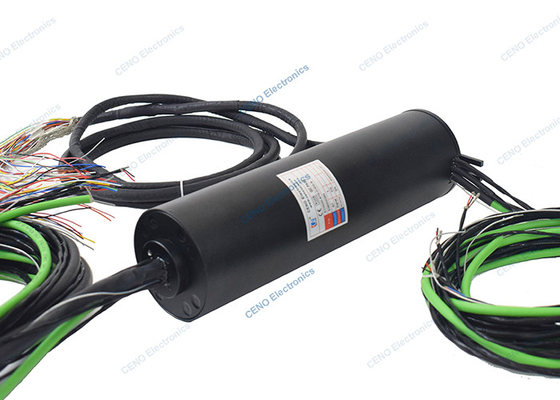 1000M Gigabit Ethernet Slip Ring com RS485 para Robô Automático Industrial