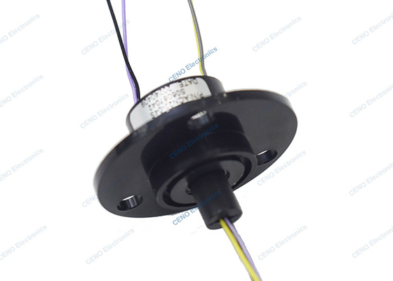 4 Circuitos de sinalização Mini Slip Ring Capsule com material de plástico de engenharia