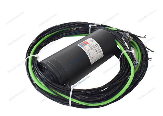 Anel de deslizamento de sinal Gigabit Ethernet com material de ouro para ouro para CCTV