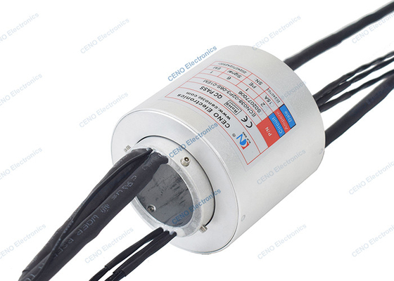 Anel de deslizamento de baixa temperatura com furo de 38 mm e sinal Ethernet para indústria