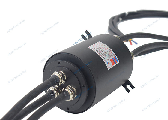Anel de deslizamento industrial com 17 circuitos conector elétrico rotativo para automação