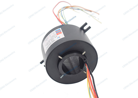 8 Circuitos Elétricos através de um anel de deslizamento de furo com ID50mm para sistema industrial