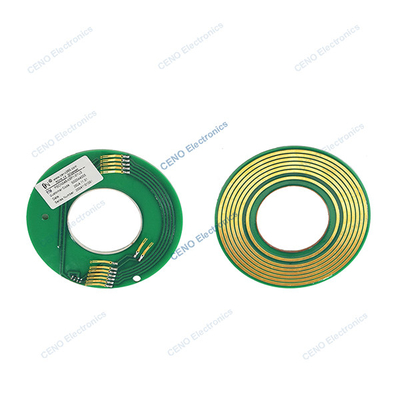 PCB Pancake slip ring com sinal USB e furo interno de 46 mm para dispositivos elétricos