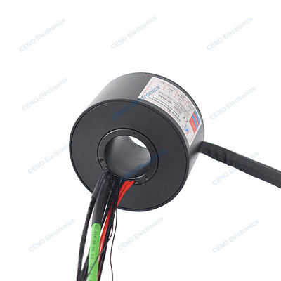 Anel de deslizamento de baixa temperatura com sinal Ethernet e conector condutor