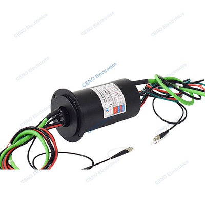 Baixa temperatura integrar FORJs anel de deslizamento com fibra óptica rotativa juntas & Ethernet