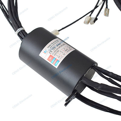 Anel de deslizamento Ethernet com sinal de energia elétrica e Ethernet para sistema industrial
