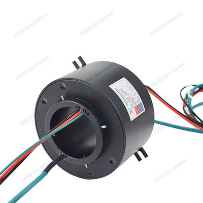 Através do anel de deslizamento de furo combinar energia elétrica com sinal Ethernet para a indústria