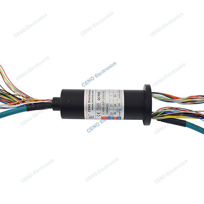 Anel de deslizamento de baixa temperatura com sinal Ethernet e energia elétrica para a indústria