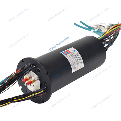 Baixa temperatura integrar energia elétrica Ethernet & RF Rotary união anel de deslizamento