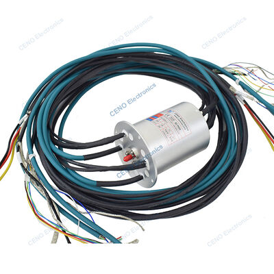 Integração de sinal Ethernet e articulação rotativa de radiofrequência para ambiente de baixa temperatura