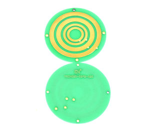 O anel deslizante dois da panqueca de dois circuitos sinaliza 380VAC para sistema médio movente