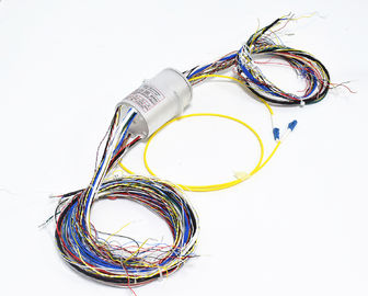 One Channel transmite o poder comum giratório e o sinal de vídeo da fibra ótica