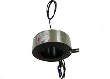 Aplicação giratória do braço do robô da velocidade IP54 112mm do anel deslizante 100rpm de grande diâmetro