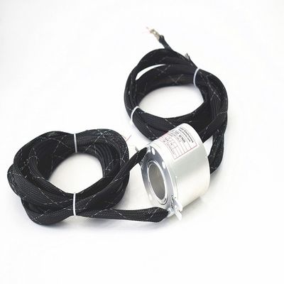 Deslizamento comum giratório Ring With Transfer Power do furo interno de 24VDC 38.1mm